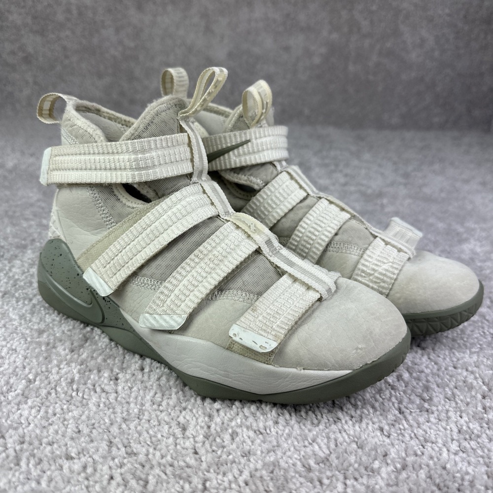 Nike x Lebron Soldier XI 11 GS Light Bone [918369-099] Size‎ Youth 5.5